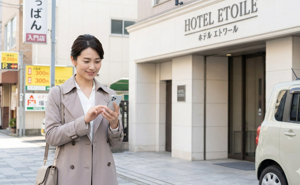 当社は「本当に」即日対応が使えますので、ラブホテルの前からお電話ください